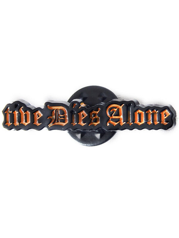 【ネコポス送料無料】 VLONE ヴィーロン ヴィーローン PIN BADGE DIE'S ピンバッジ Kanye West カニエウエスト 愛用ブランド TDA-PB