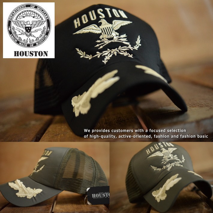 HOUSTON ヒューストン メッシュキャップ 6726 キャップ 帽子 メンズ ミリタリー アメカジ 180515 プレゼント ギフト