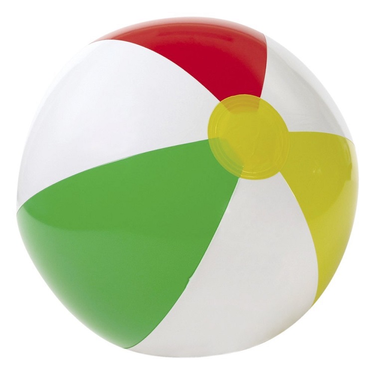INTEX(インテックス) グロッシーパネルボール 35cm ビーチボール 59020[定形外郵便、送料無料、代引不可]