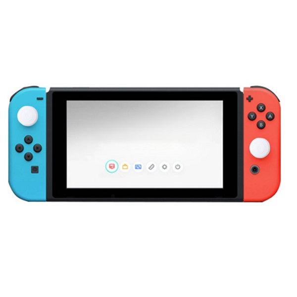 Nintendo Switch Joy-Conスティック用カバー 2個セット ホワイト キャップ 任天堂 Switch スイッチ[定形外郵便、送料無料、代引不可]