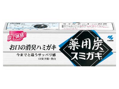 【発売元・製造元】 小林製薬 【商品詳細】 「スミガキ 100g」は、炭がニオイの元を吸着し、口臭を予防する炭歯磨きです。炭の無数の穴が、歯垢も吸着・除去します。ハーブミントの香りで、お口をさっぱり爽