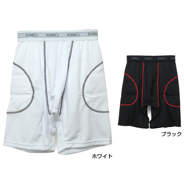 イグニオ(IGNIO) ◆カップ収納機能付 ファールカップを収納できるポケット付き ◆吸汗速乾素材使用 べたつかず爽やかな着心地 ■素材: 【本体】ポリエステル/100% 【脇裏地部】綿/81％・ポリ