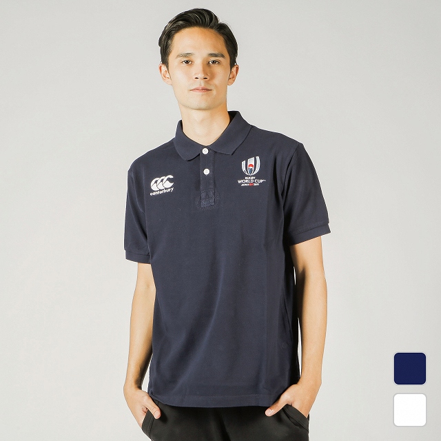 カンタベリー メンズ ラグビー 半袖 ポロ シャツ RWC2019 S/S RUGGER (VWD39103) CANTERBURY