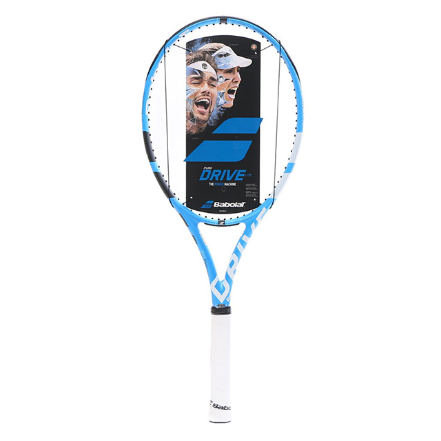 バボラ ピュア ドライブ ライト (BF101341) 硬式テニス 未張りラケット: ブルー×ホワイト BabolaT