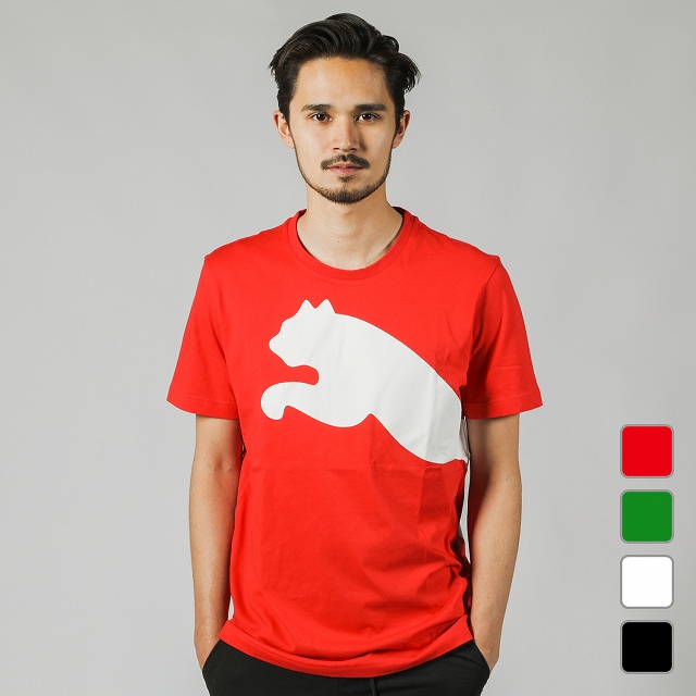 プーマ ◇今年のイチオシ、PUMAビッグロゴ。女子はオーバーめに着こなして〇 ◇コットン素材のSS Tシャツ。大胆に前身から後身にかけてオーバーサイズのCATをプリントしたアイテム。 ■アルペンカラー