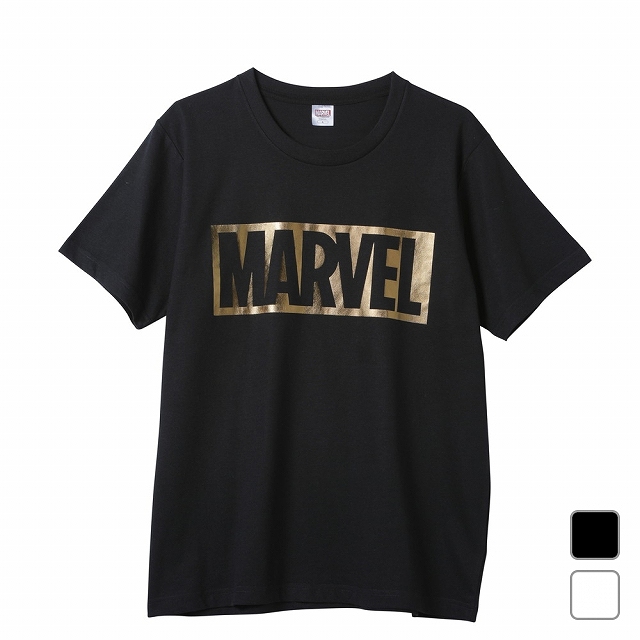 マーベル メンズ 半袖Tシャツ (MV-9C12329TS) ボックスロゴTシャツ MARVEL