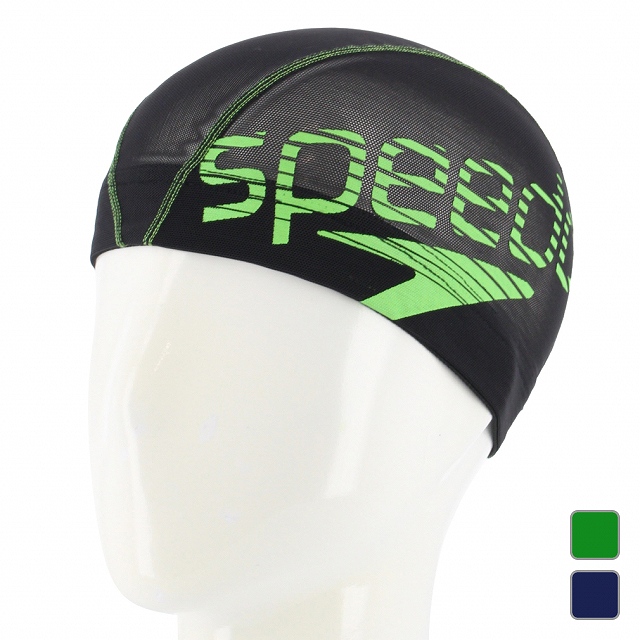 スピード ◇Speedoのビッグロゴが鮮やかにあしらわれ、スイマーの表情を引き締めてくれるメッシュキャップです。 ◇ステッチをカラーステッチにしたことでよりスタイリッシュになりました。ヘッドスキャンデ