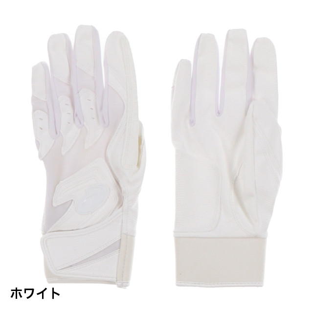 アシックス 野球 バッティング用手袋 ネオリバイブ (3121A249 101): ホワイト asics
