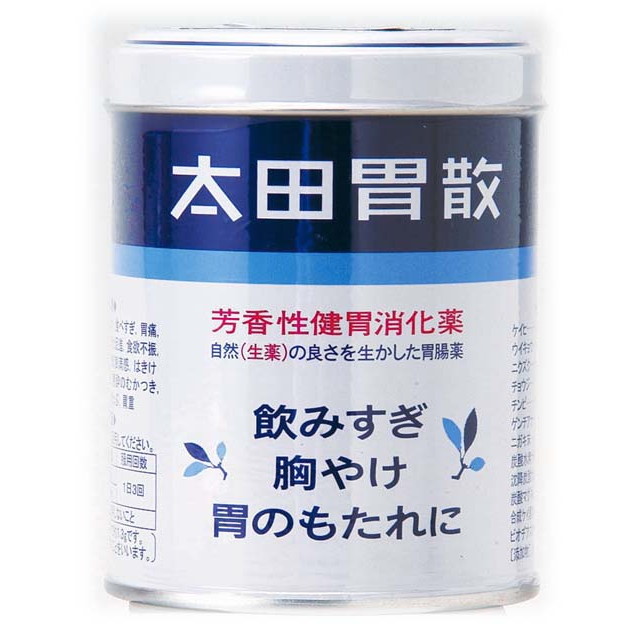 ●太田胃散は、健胃生薬(自然薬物)に制酸剤、消化酵素を配合した現代の食生活にマッチした胃腸薬です。●飲みすぎ、胸やけ、胃のもたれなどの不快な症状に、おだやかですぐれた効きめをあらわします。