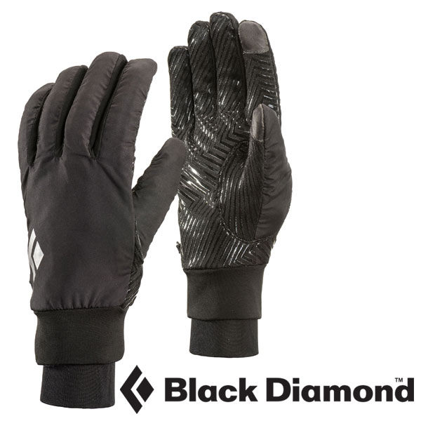 ブラックダイヤモンド グローブ BD71062(ブラック)モンブラン MONT BLANC GLOVES ランニンググローブ ナイロングローブ スマホ対応手袋