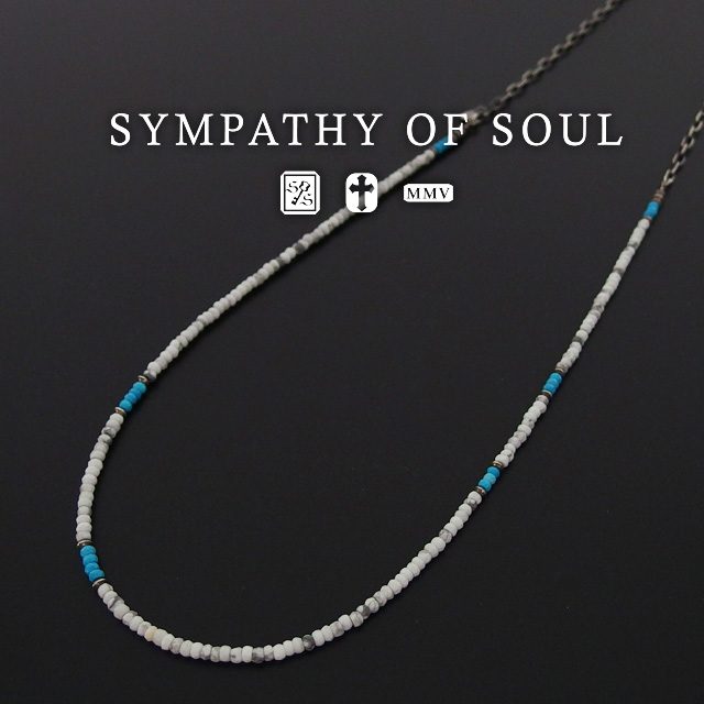 シンパシーオブソウル チェーン & ビーズネックレス sympathy of soul Chain & Beads Necklace ネックレス アクセサリー【送料無料】 プレ
