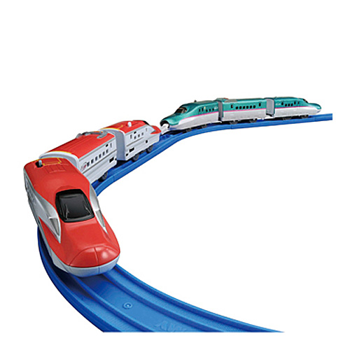プラレール E5系新幹線 & E6系新幹線連結セット おもちゃ 男の子 車両 3歳